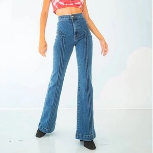 NWT Revice Rollergirl Flares